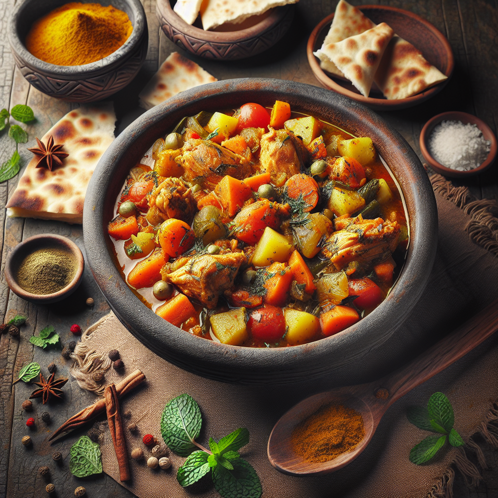 Nationalgericht Bahrain: #Chicken Thareed# (Rezept)