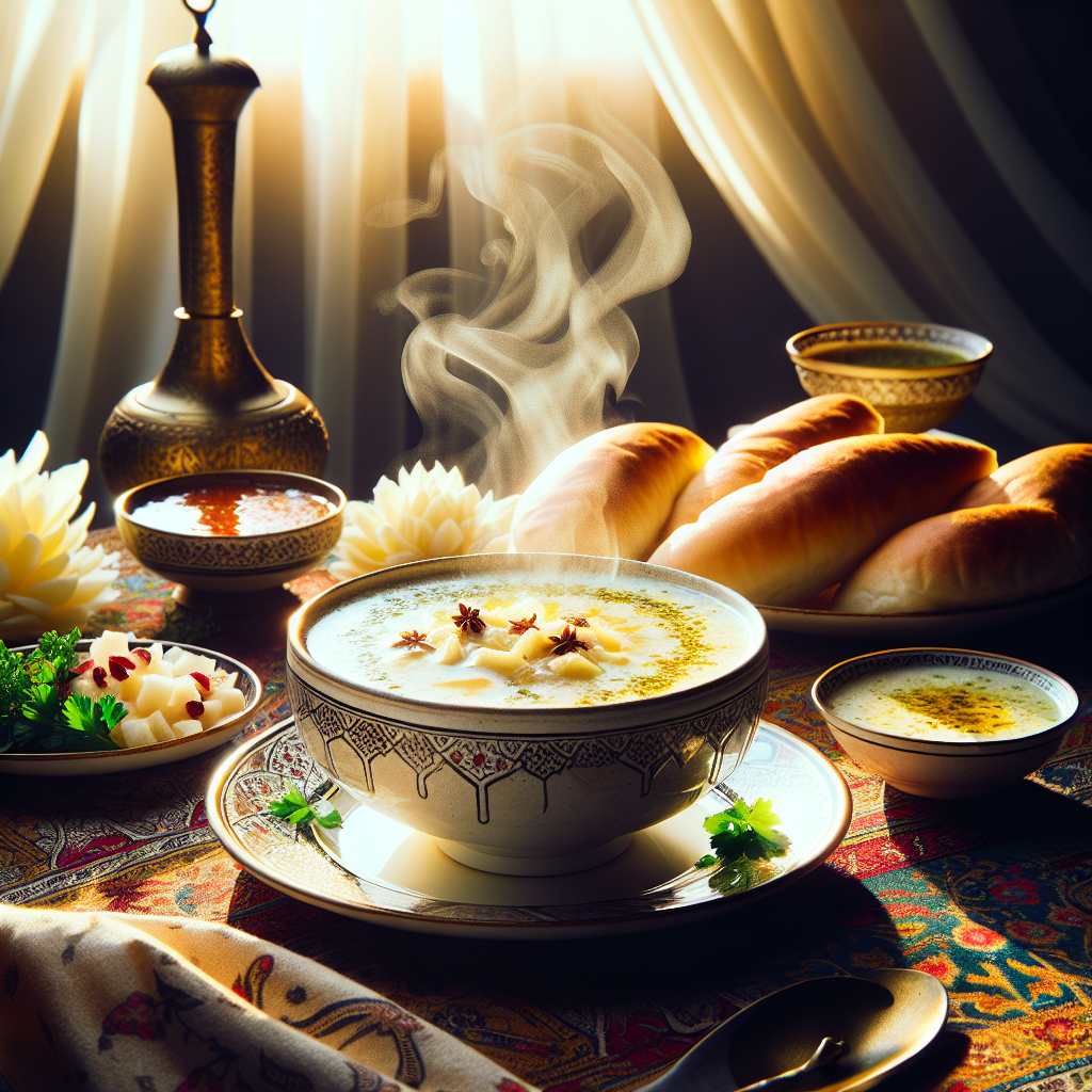 Nationalgericht Bahrain: #Jareesh Soup# (Rezept)