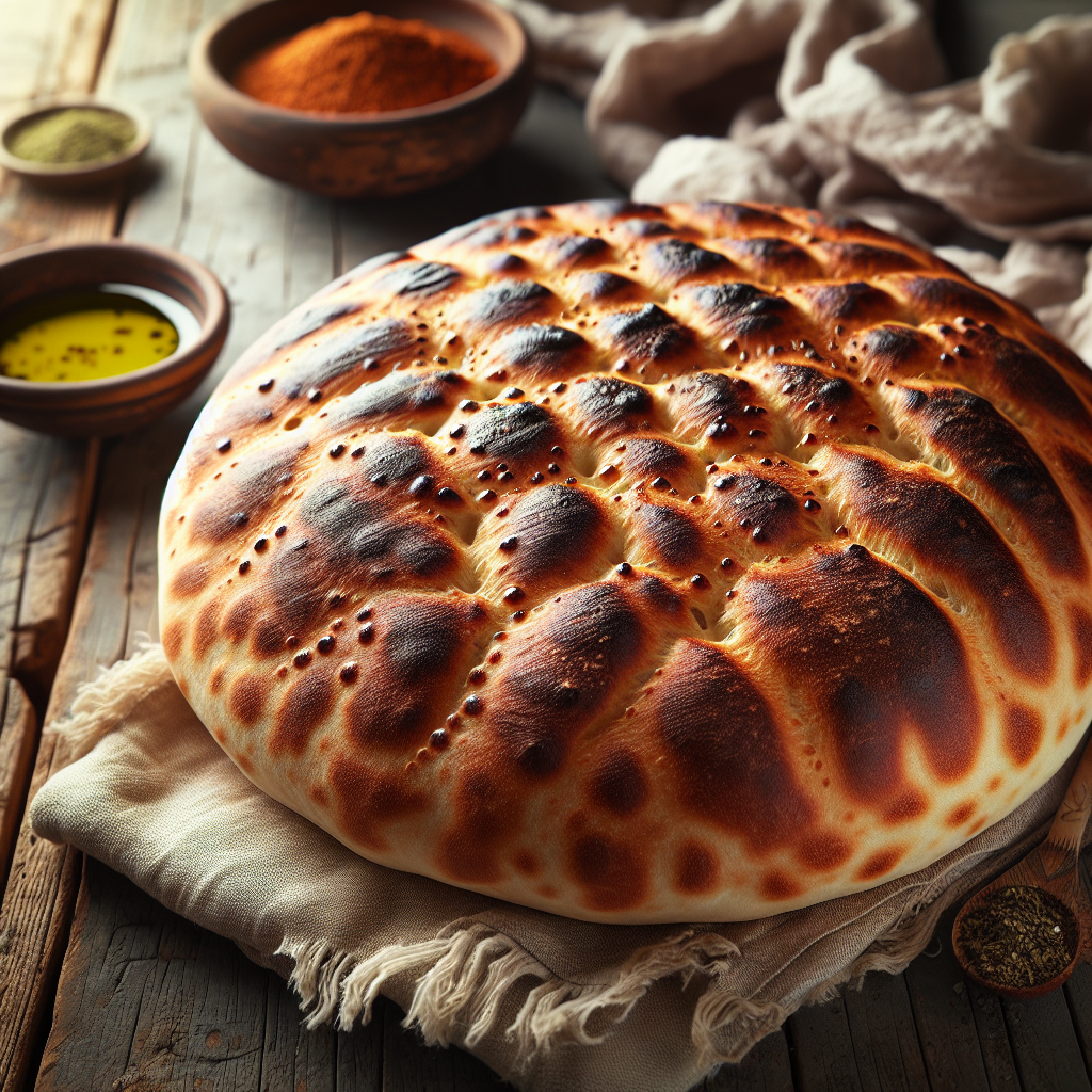 Nationalgericht Bahrain: Khubz Tannour (Rezept)
