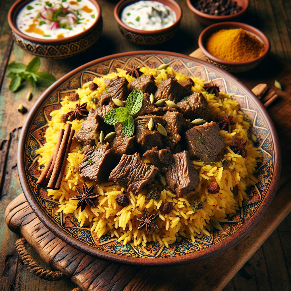 Nationalgericht Bangladesch: #Beef Tehari# (Rezept)