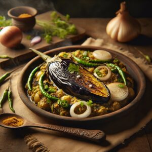 Nationalgericht Bangladesch: #Begun Pora# (Rezept)