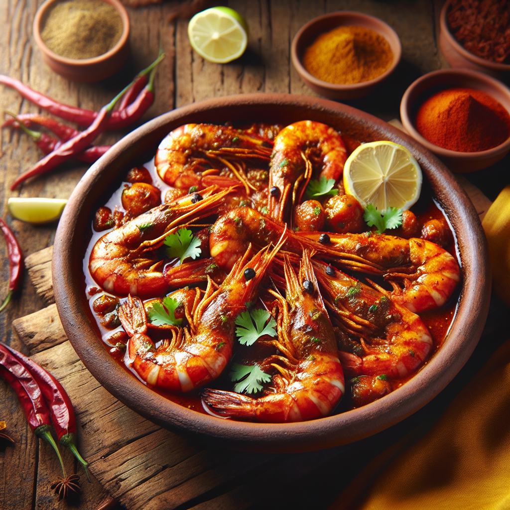 Nationalgericht Bangladesch: #Chingri Bhuna# (Rezept)
