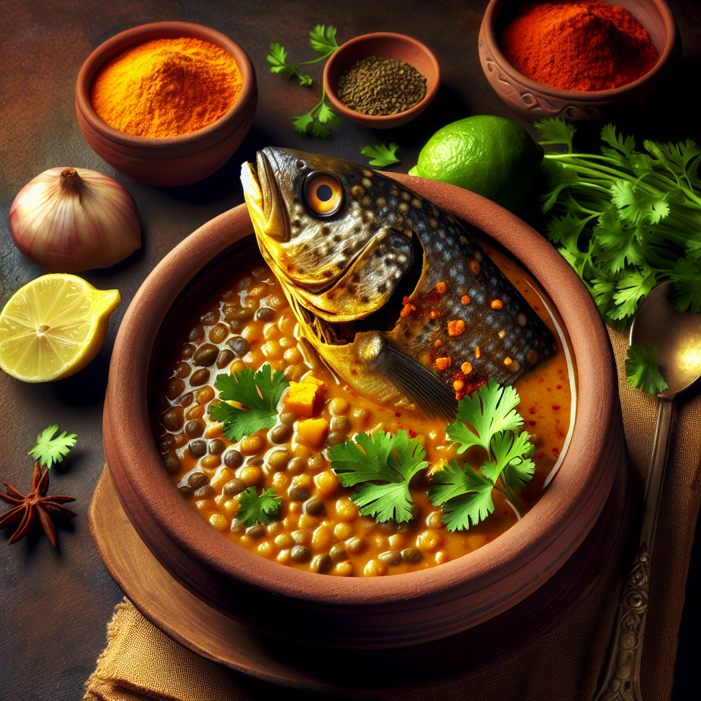 Nationalgericht Bangladesch: #Maachher Matha Diye Dal# (Rezept)