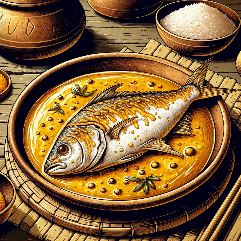 Nationalgericht Bangladesch: #Sorshe Pabda# (Rezept)