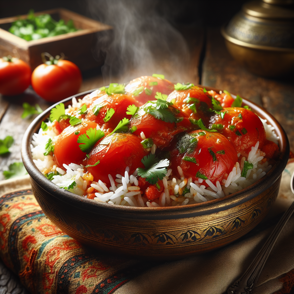 Nationalgericht Bangladesch: #Tomato Pulao# (Rezept)