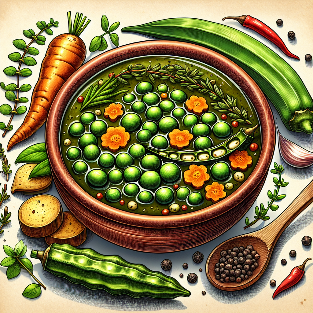 Nationalgericht Barbados: Bajan Green Pigeon Peas Soup (Rezept)