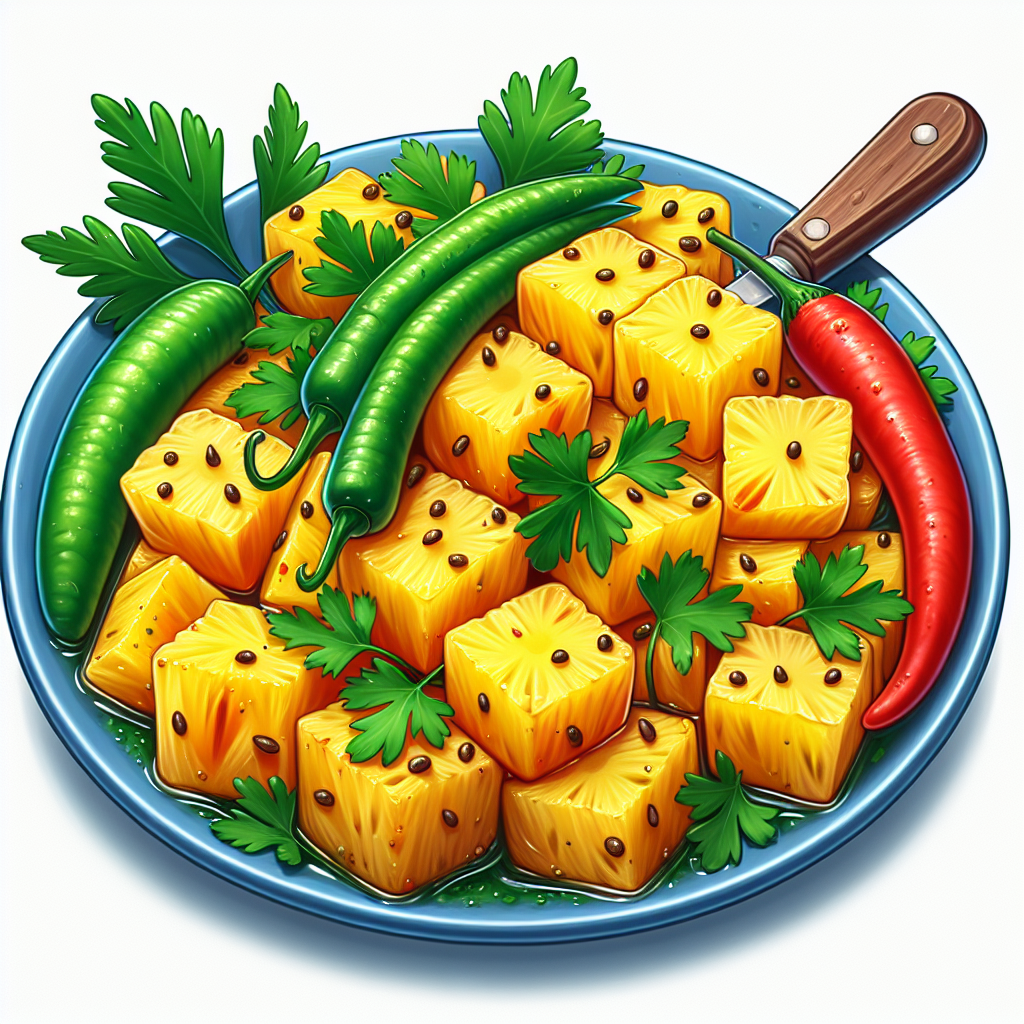 Nationalgericht Barbados: Pineapple Chow (Rezept)