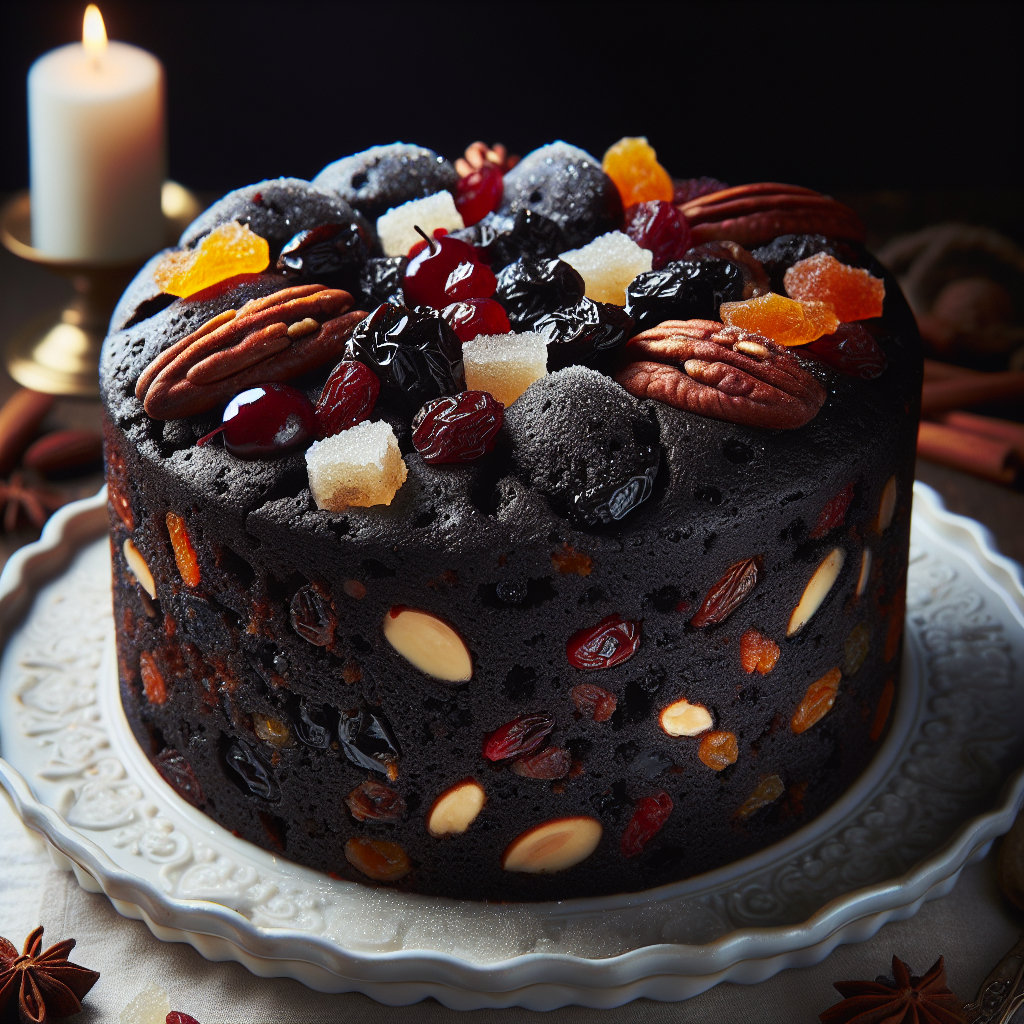 Nationalgericht Belize: Black Fruit Cake (Rezept)