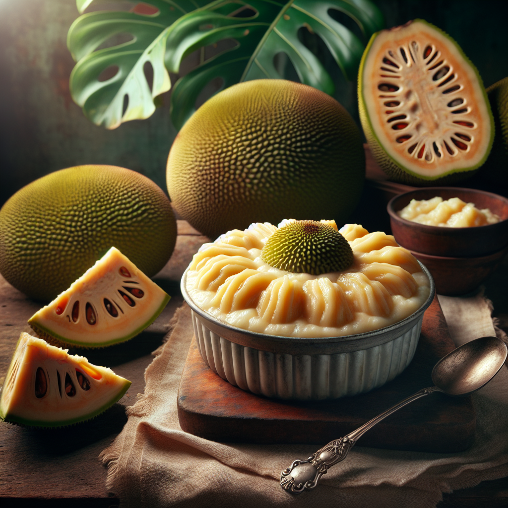 Nationalgericht Belize: #Breadfruit Pudding# (Rezept)