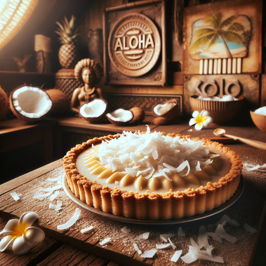 Nationalgericht Belize: Coconut Tart (Rezept)