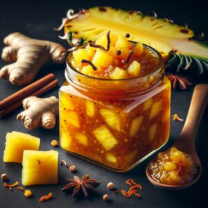 Nationalgericht Belize: #Pineapple Chutney# (Rezept)