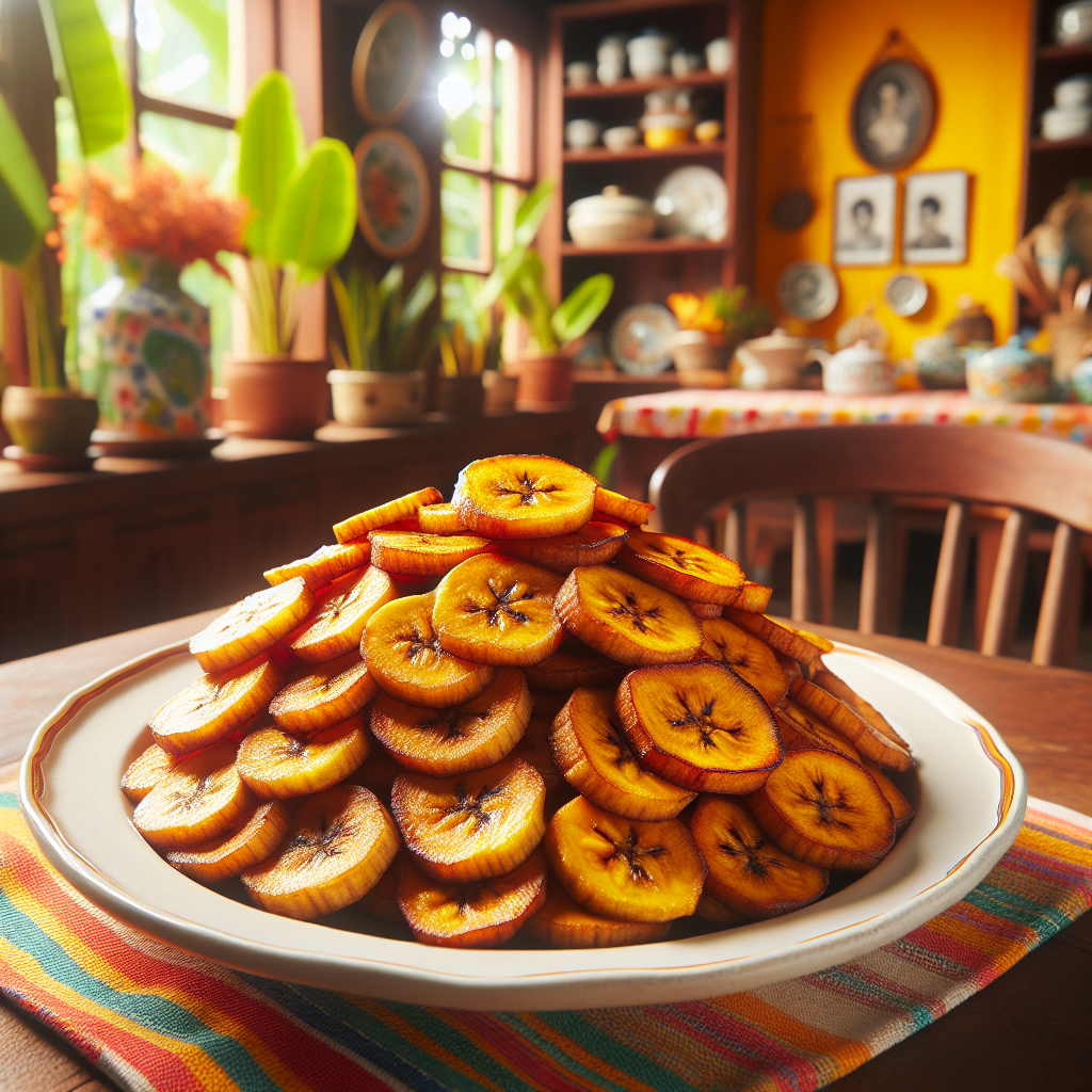 Nationalgericht Benin: #Banane Plantain Frites# (Rezept)