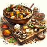 Nationalgericht Bhutan: #Datshi mit Pilzen# (Rezept)