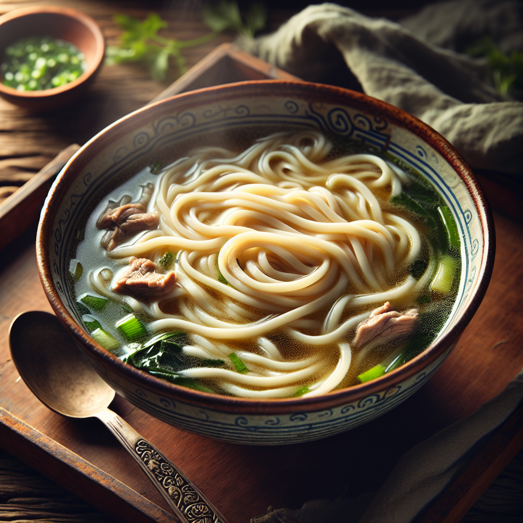 Nationalgericht Bhutan: #Thukpa Bathup# (Rezept)