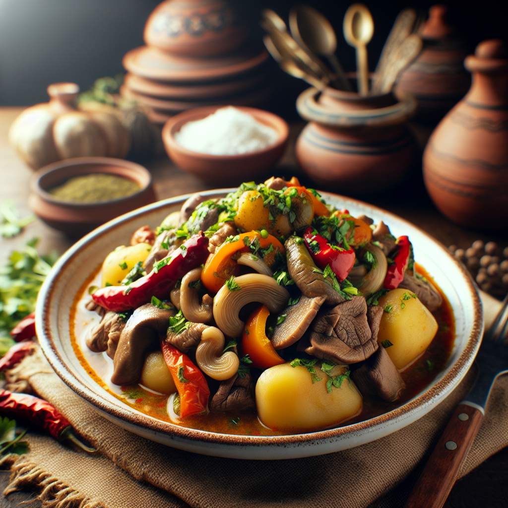 Nationalgericht Bolivien: #Ají de Panza# (Rezept)