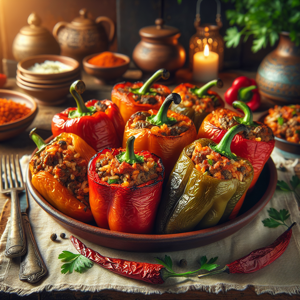 Nationalgericht Bosnien: #Filovane Paprike# (Rezept)