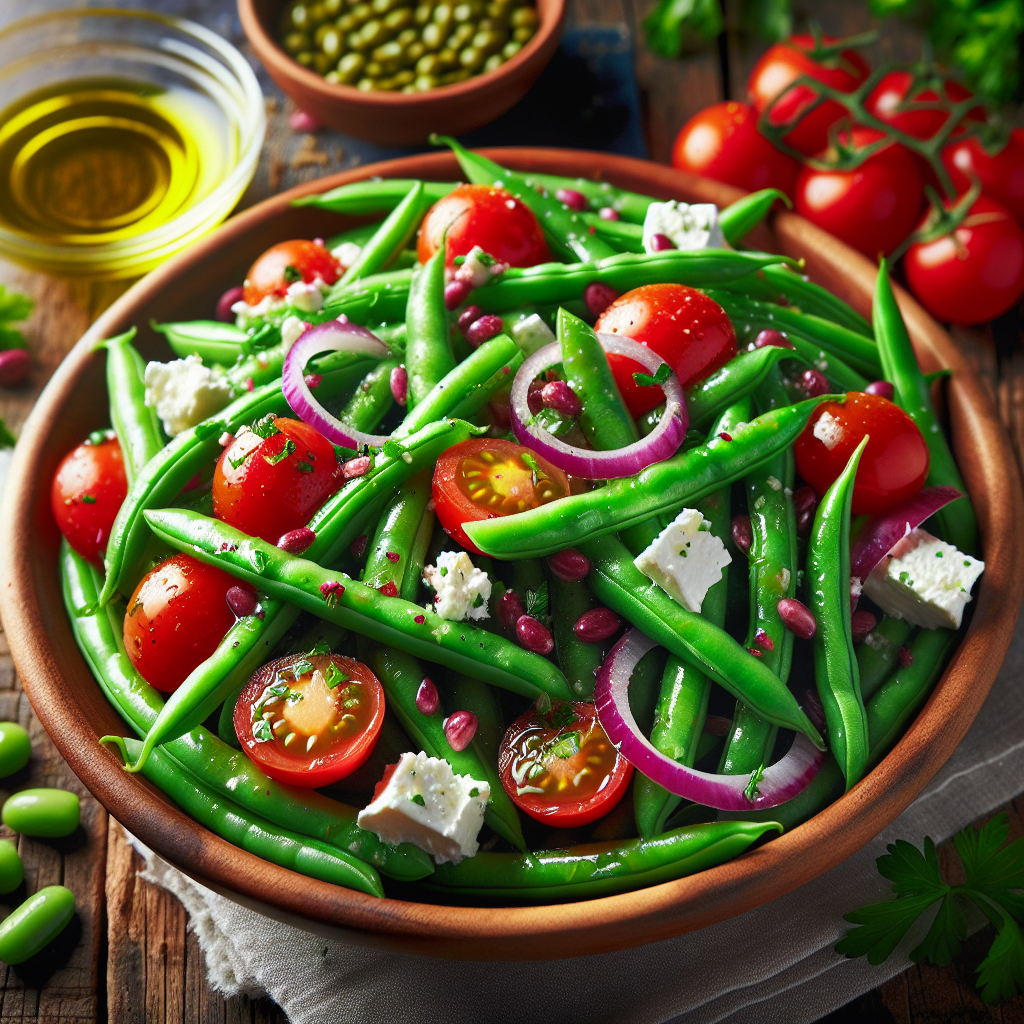 Nationalgericht Botswana: #Green Bean Salad# (Rezept)