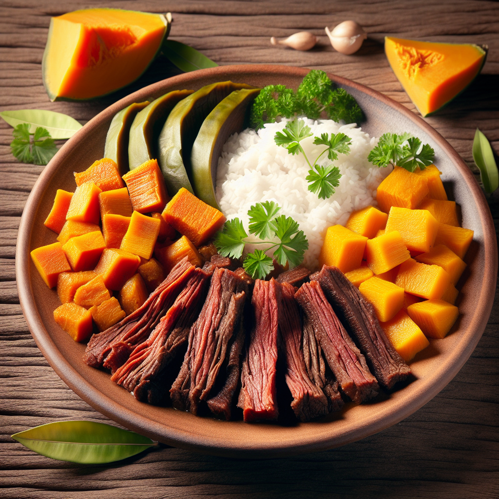 Nationalgericht Brasilien: #Carne Seca com Abóbora# (Rezept)