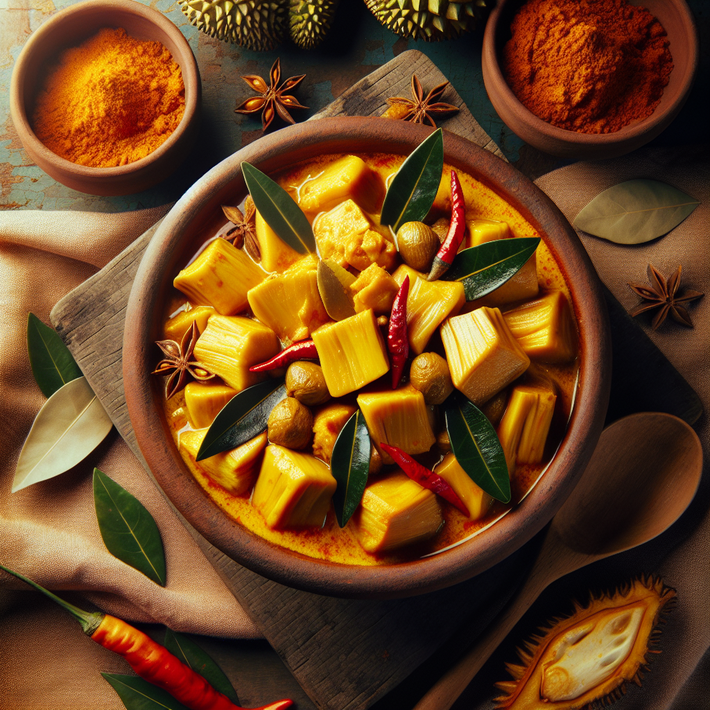 Nationalgericht Brunei: Gulai Nangka (Rezept)