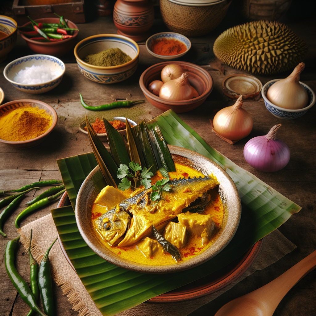 Nationalgericht Brunei: #Ikan Gulai Tempoyak# (Rezept)