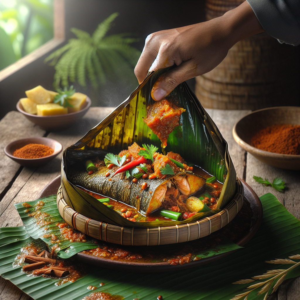 Nationalgericht Brunei: #Pais Ikan# (Rezept)