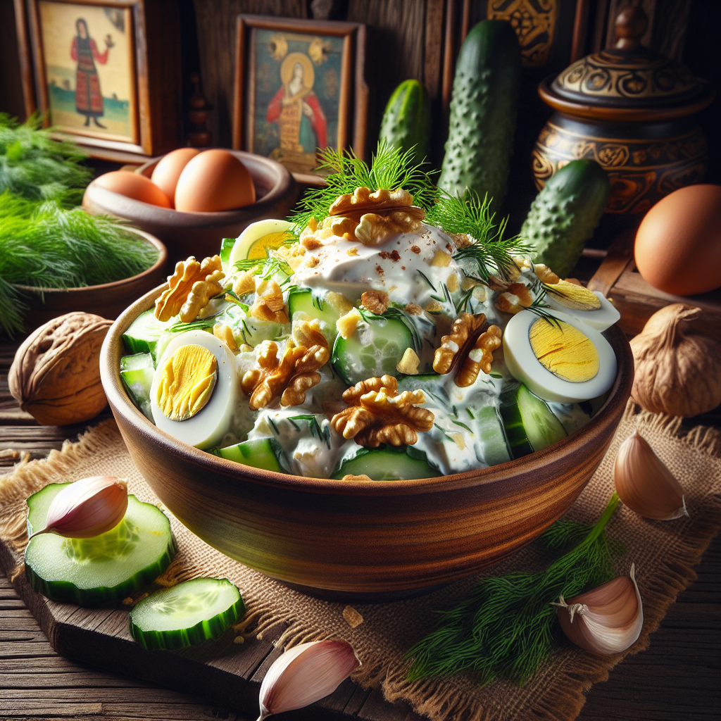 Nationalgericht Bulgarien: #Snejanka Salata# (Rezept)