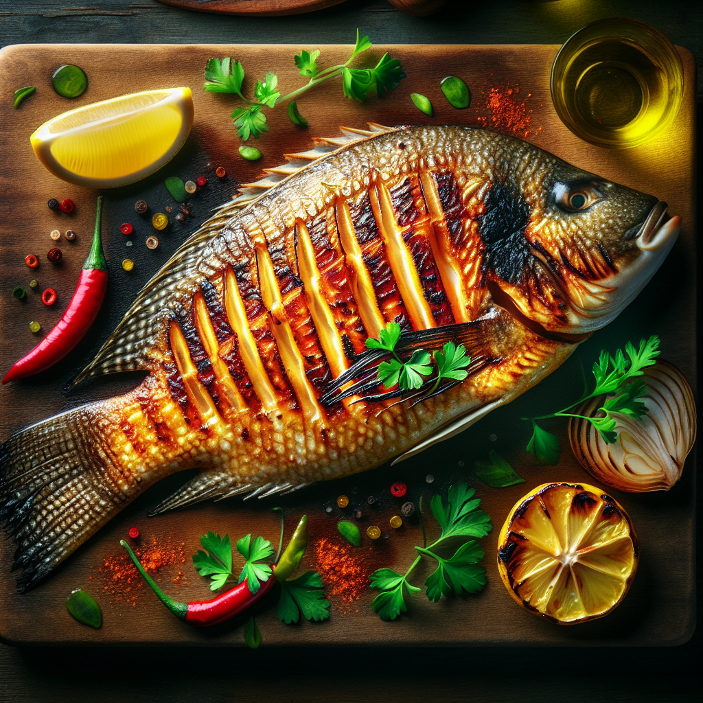 Nationalgericht Burkina Faso: #Grilled Tilapia# (Rezept)