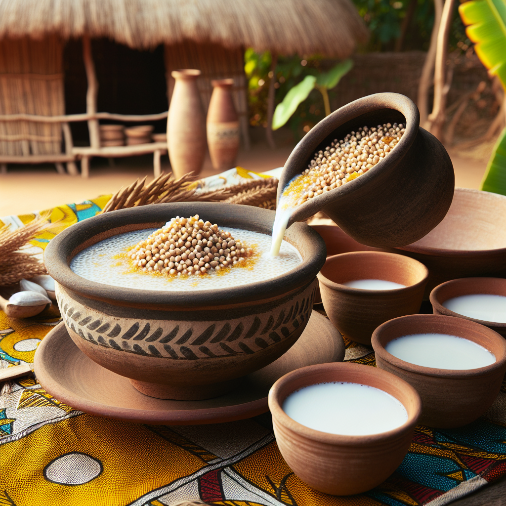 Nationalgericht Burkina Faso: #Lait Caillé au Mil# (Rezept)