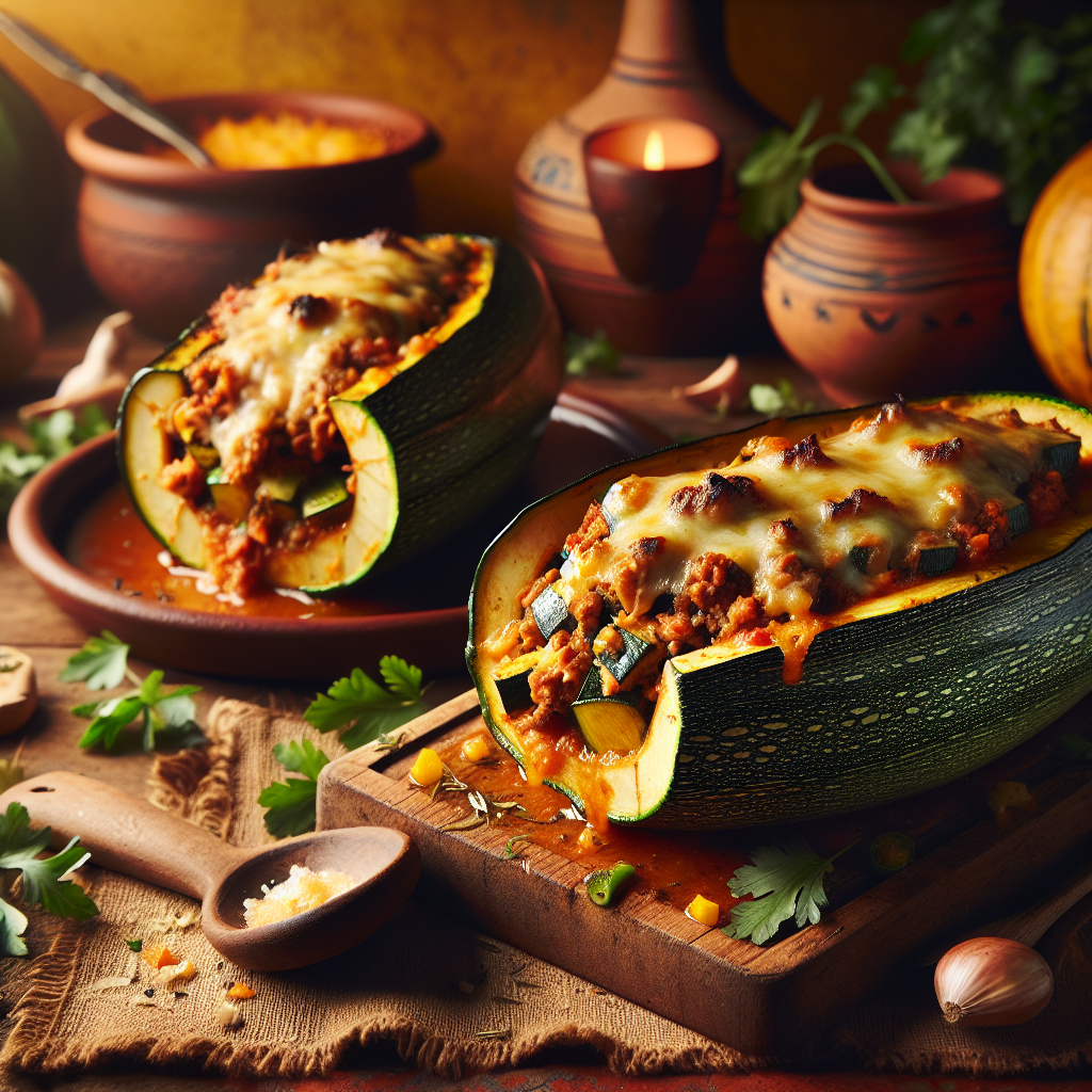 Nationalgericht Chile: #Zapallitos Rellenos# (Rezept)