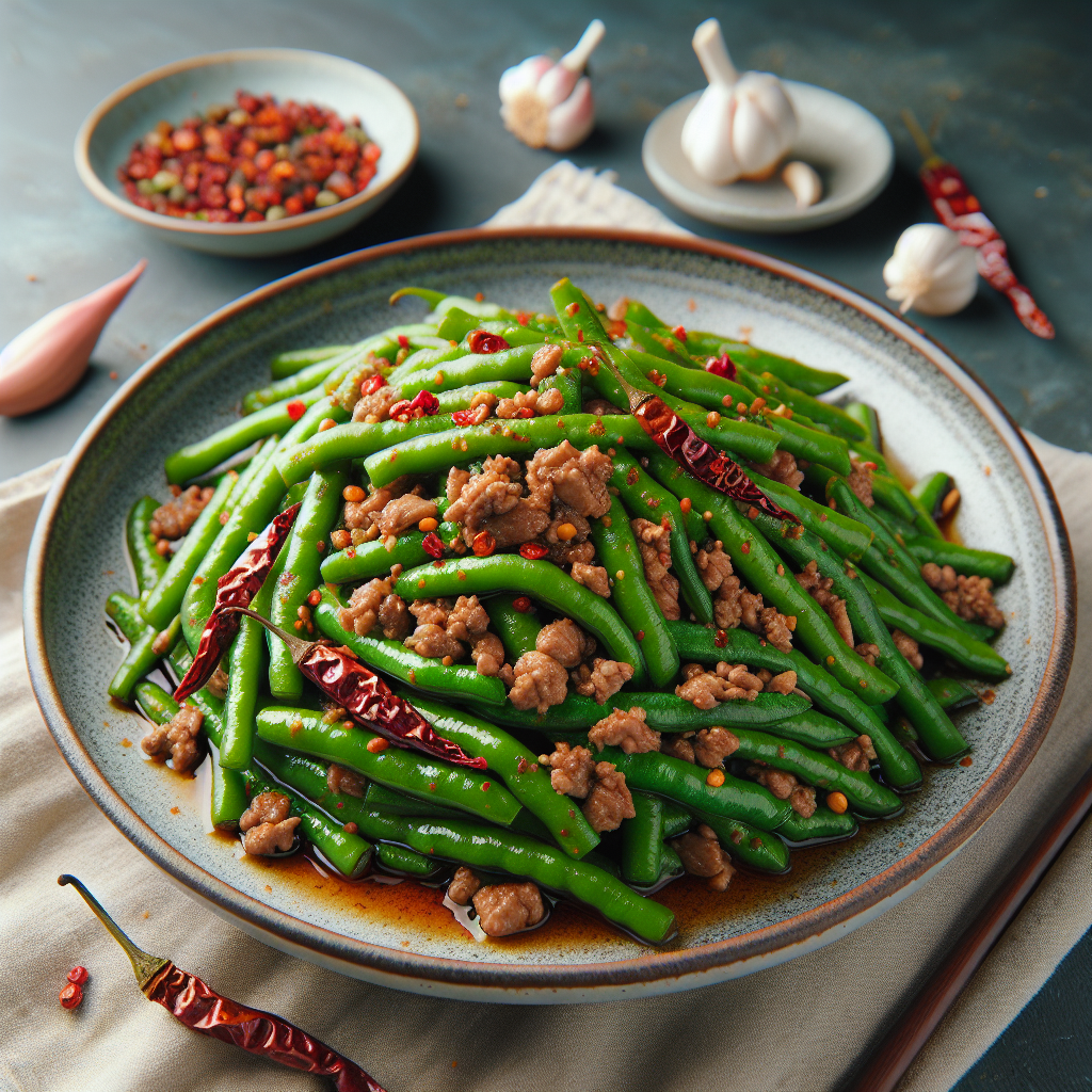 Nationalgericht China: Gan Bian Si Ji Dou (Rezept)