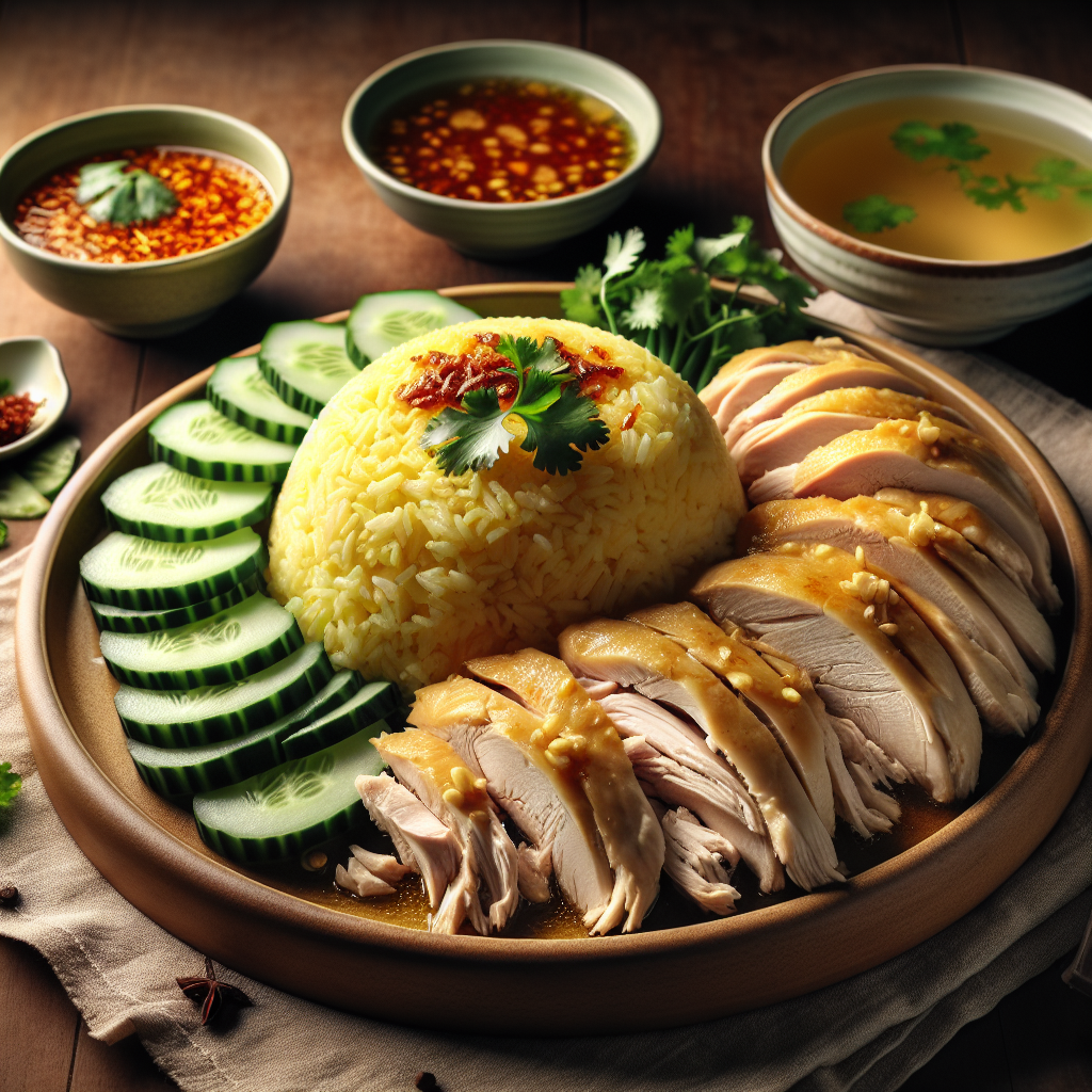 Nationalgericht China: Hainanese Chicken Rice (Rezept)