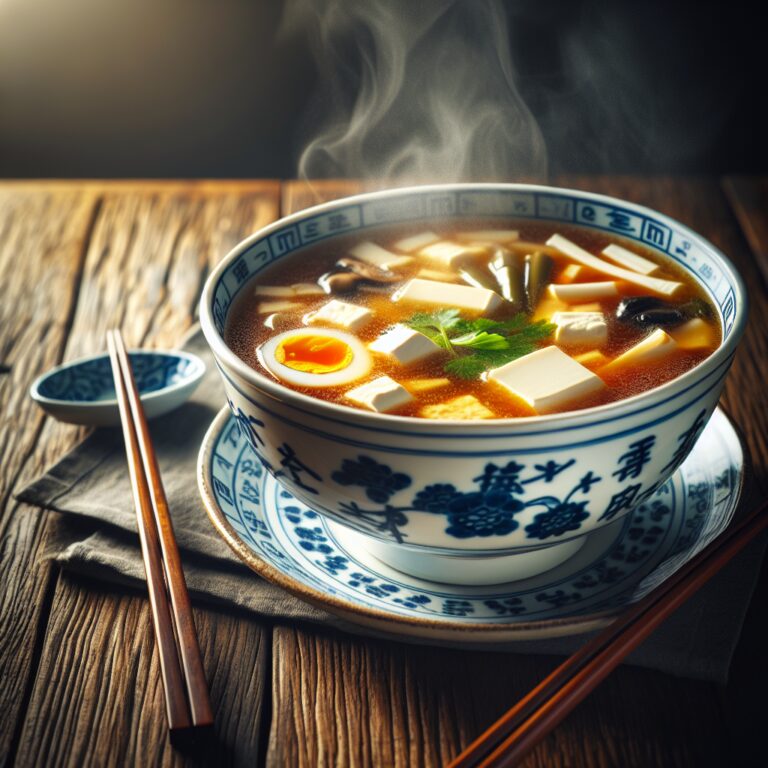 Hot and Sour Soup – Nationalgericht aus China