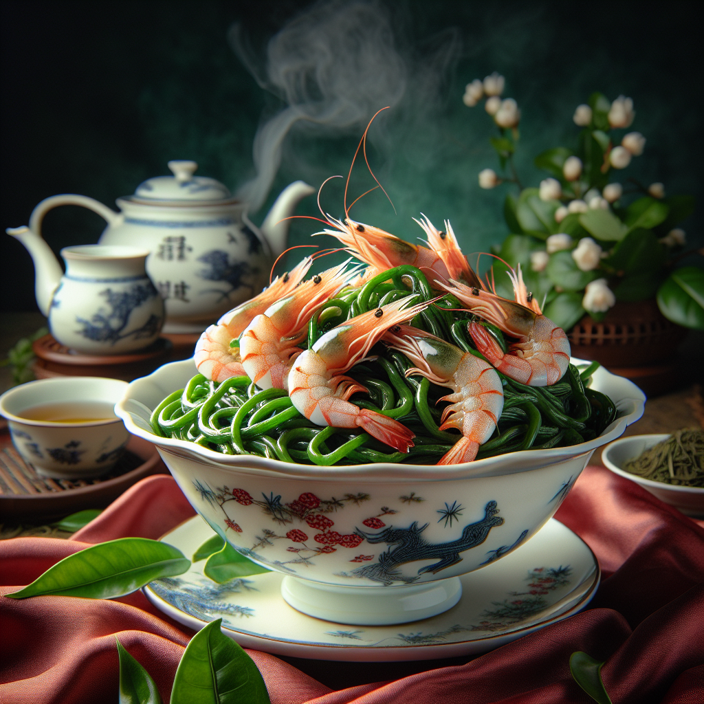 Nationalgericht China: #Longjing Shrimp# (Rezept)