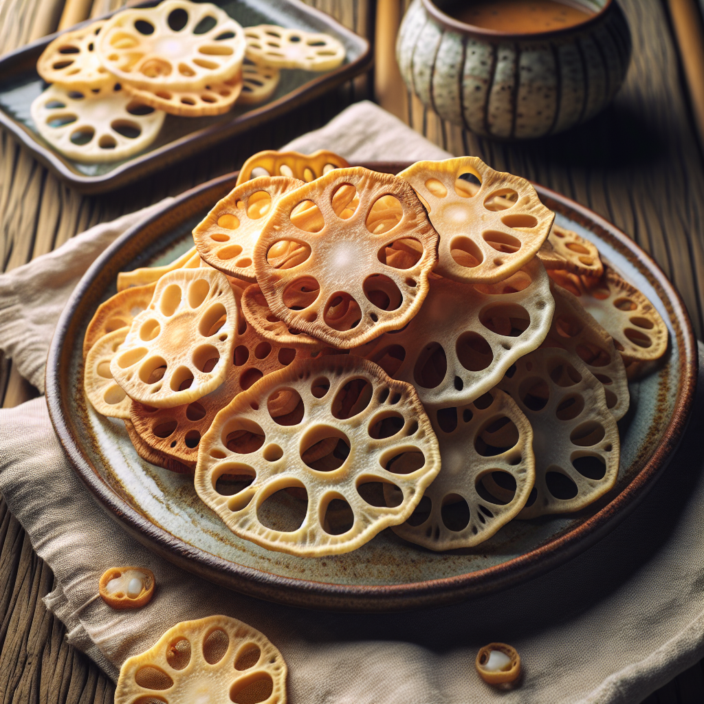 Nationalgericht China: #Lotuswurzel-Chips# (Rezept)