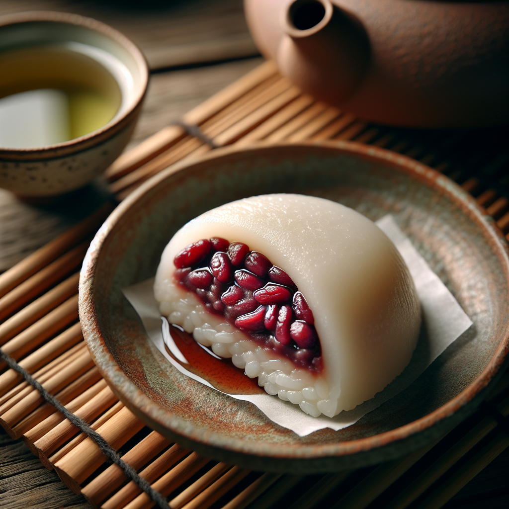 Nationalgericht China: Reiskuchen mit Roter Bohnenpaste (Rezept)