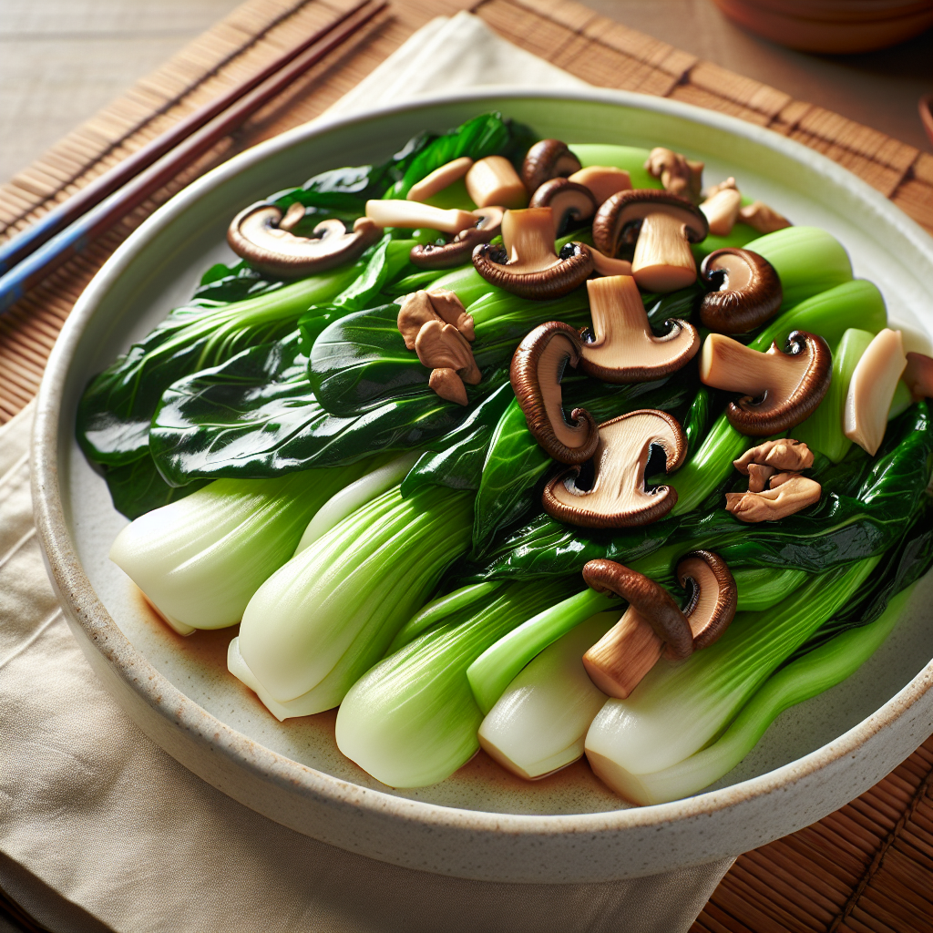 Nationalgericht China: #Xiang Gu Cai Xin# (Rezept)