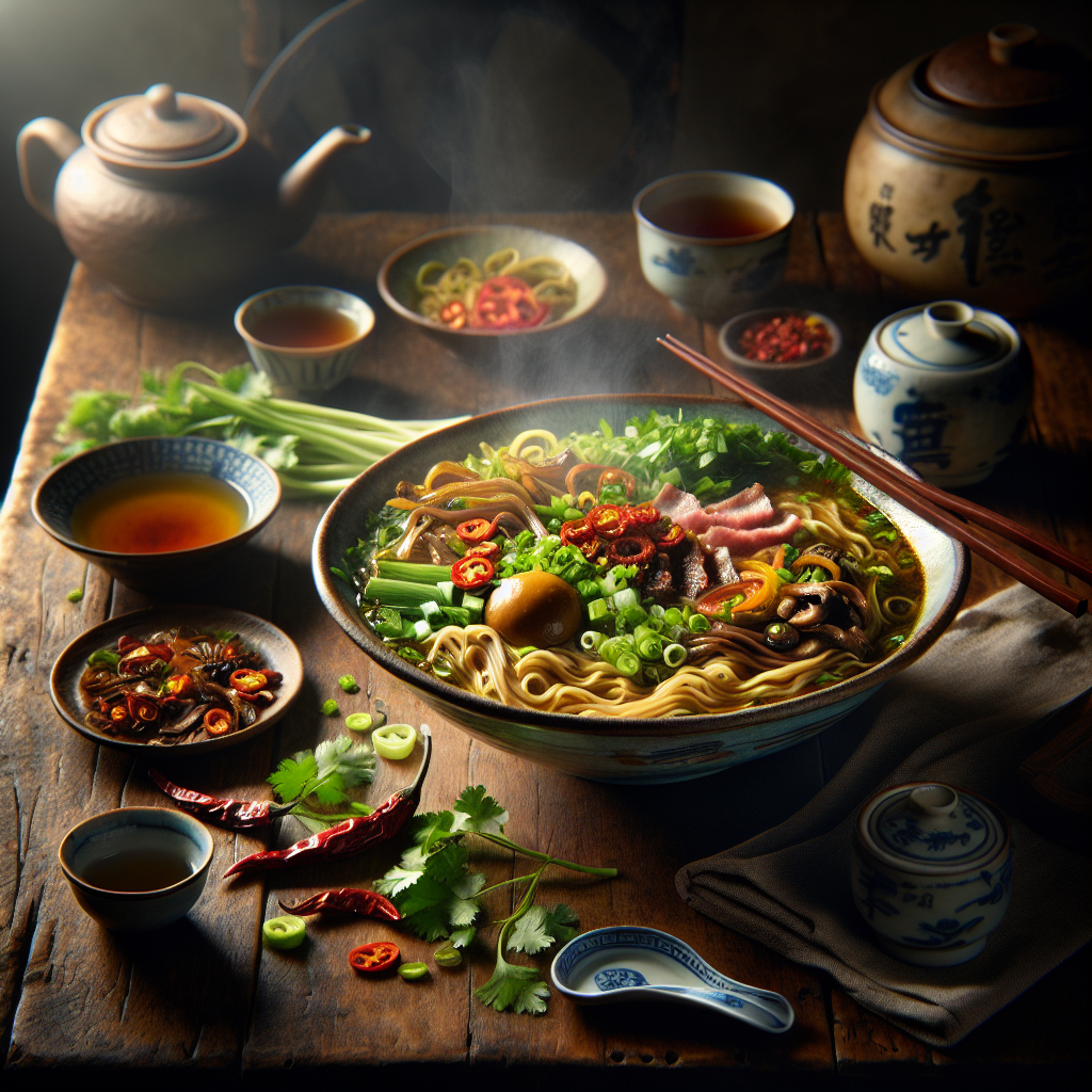 Nationalgericht China: Yunnan Over the Bridge Noodles (Rezept)