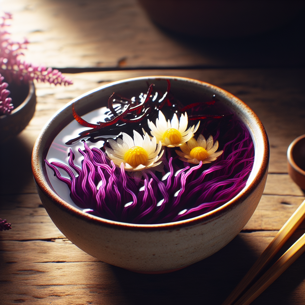 Nationalgericht China: #Zi Cai Dan Hua Tang# (Rezept)