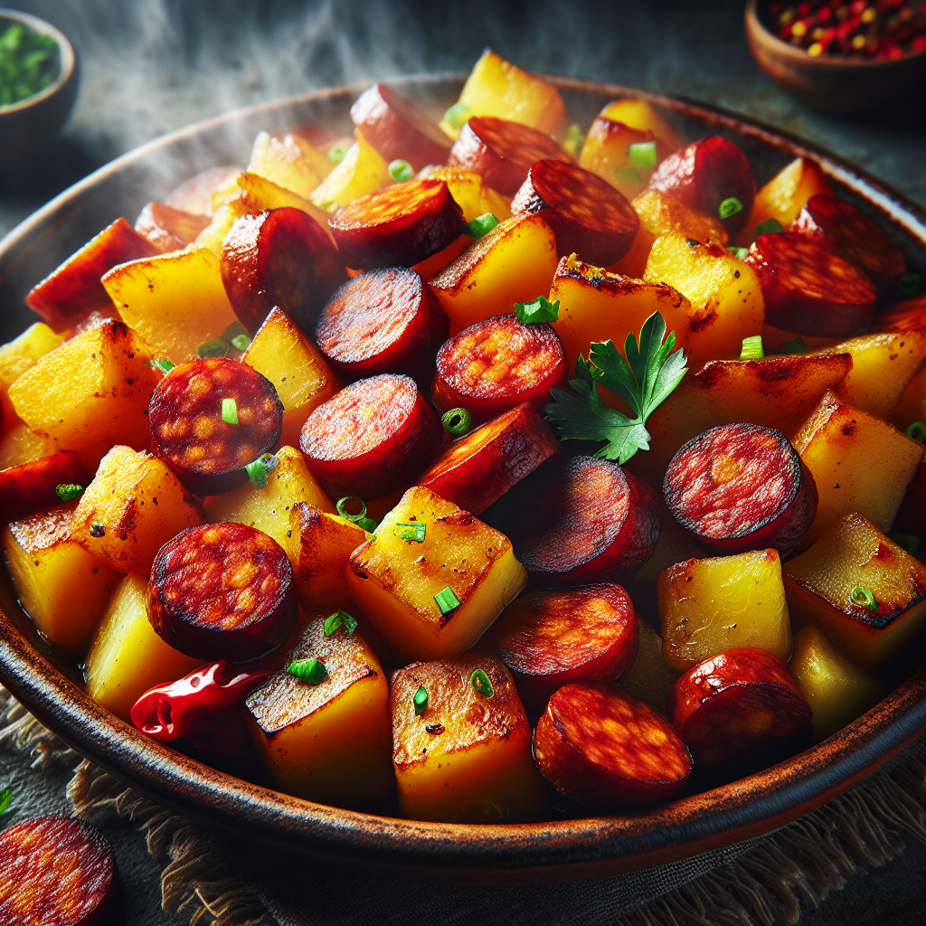 Nationalgericht Costa Rica: #Papas con Chorizo# (Rezept)