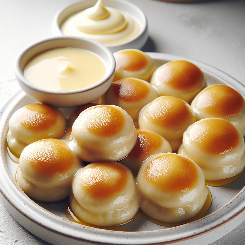 Nationalgericht Deutschland: #Dampfnudeln mit Vanillesauce# (Rezept)