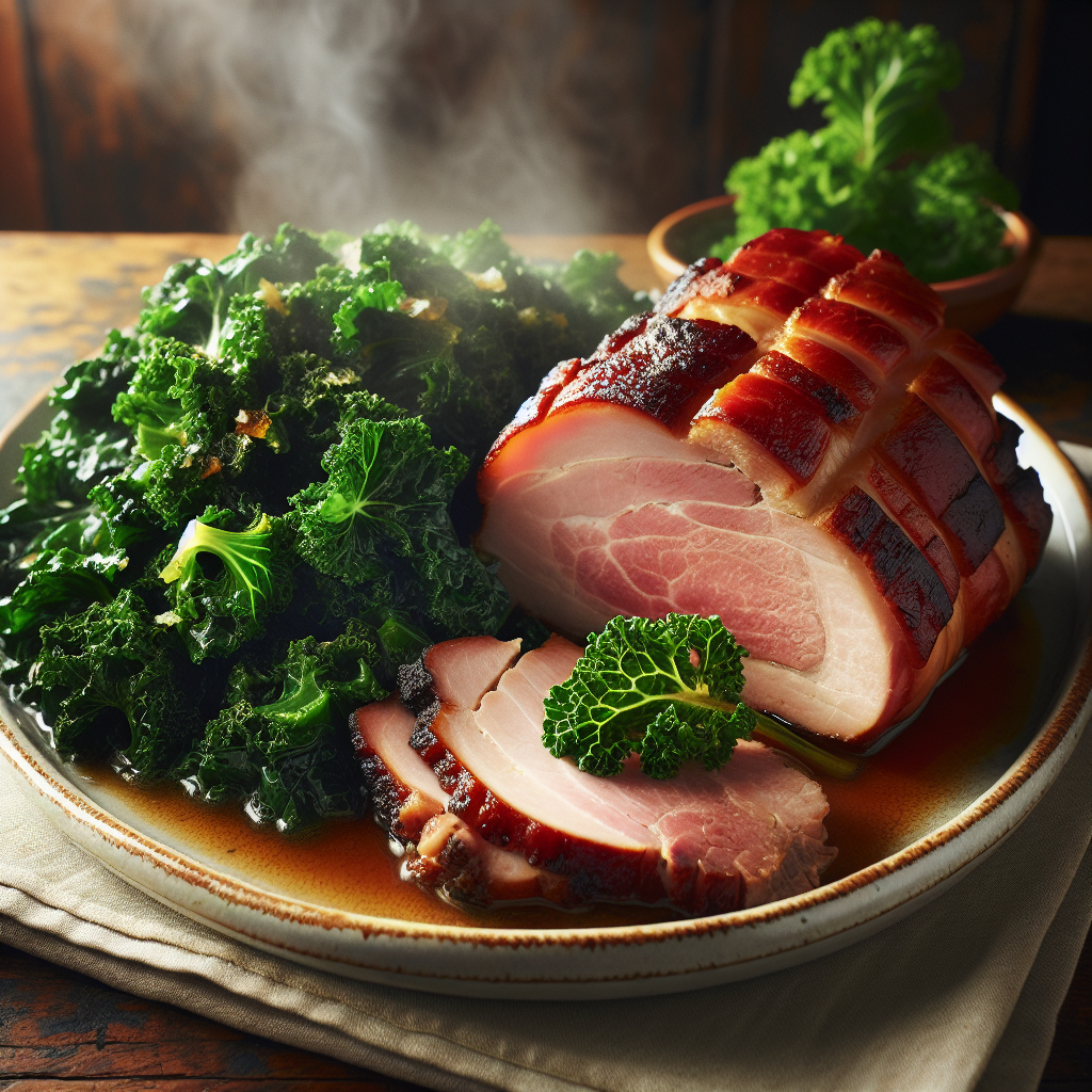 Nationalgericht Deutschland: #Grünkohl mit Kassler# (Rezept)