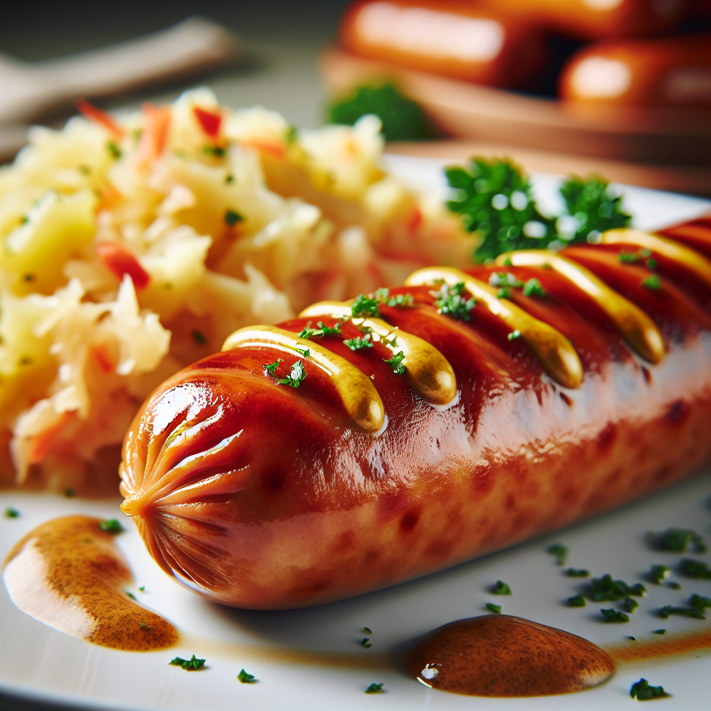 Nationalgericht Deutschland: #Kalbsbratwurst# (Rezept)