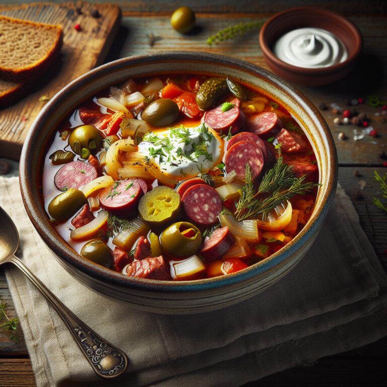 Nationalgericht Ukraine: Soljanka (Rezept)