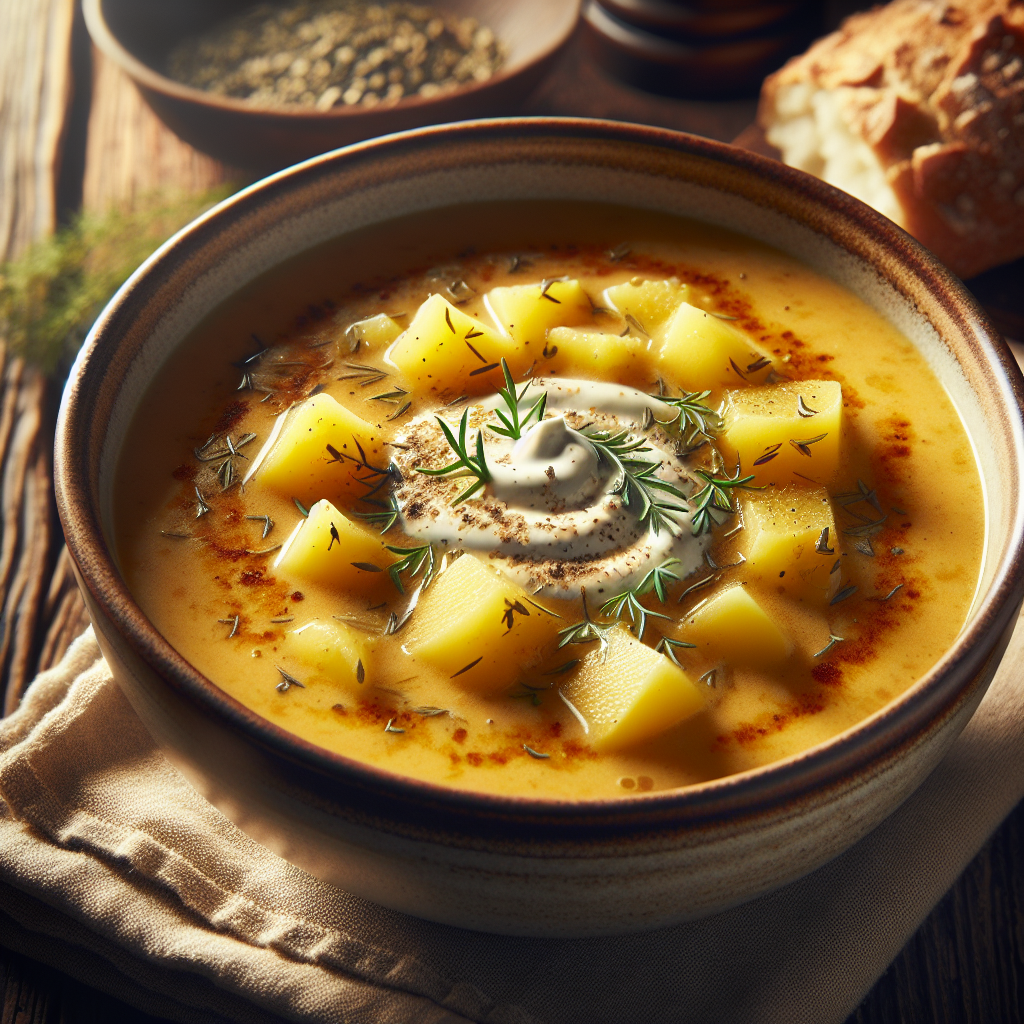 Nationalgericht Deutschland: #Pommersche Kartoffelsuppe# (Rezept)