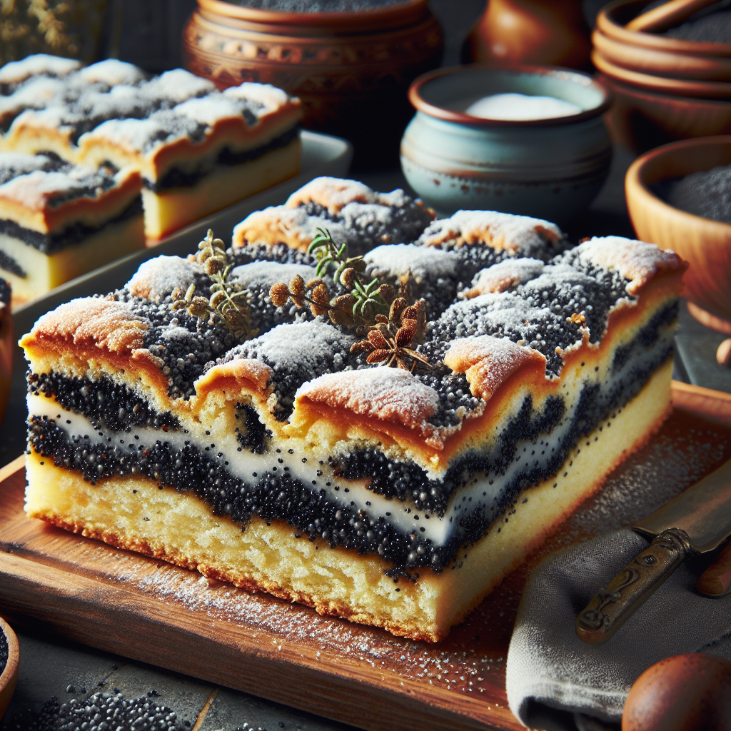 Nationalgericht Deutschland: #Thüringer Mohnkuchen# (Rezept)