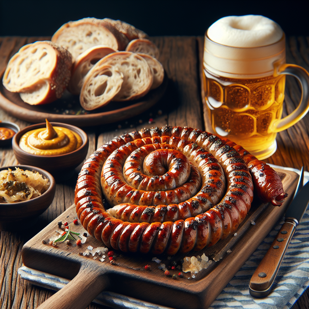 Nationalgericht Deutschland: #Würzburger Bratwurstschnecke# (Rezept)