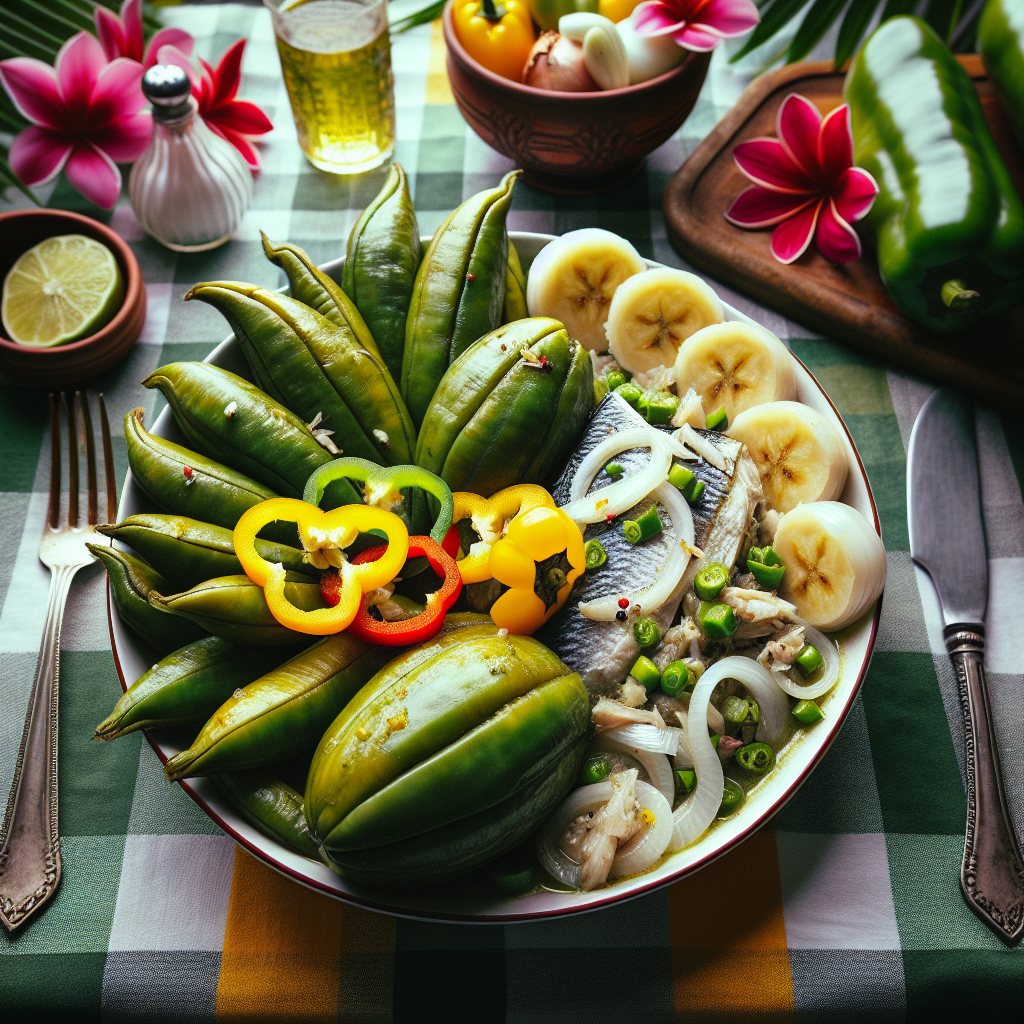 Nationalgericht Dominica: #Green Fig and Saltfish# (Rezept)