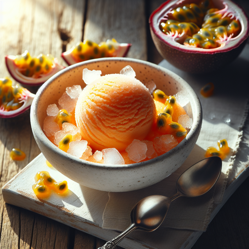 Nationalgericht Dominica: #Maracuja-Sorbet# (Rezept)