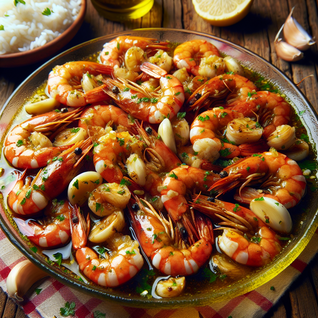 Nationalgericht Dominikanische Republik: #Camarones al Ajillo# (Rezept)