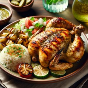 Nationalgericht Ägypten: #Farrouj Meshwi# (Rezept)